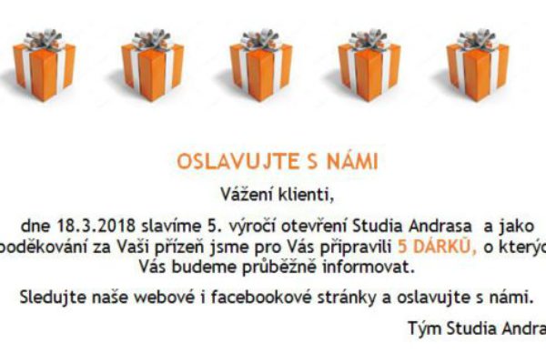 OSLAVUJTE S NÁMI