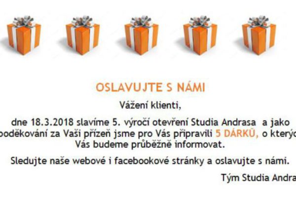 OSLAVUJTE S NÁMI