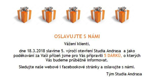 OSLAVUJTE S NÁMI