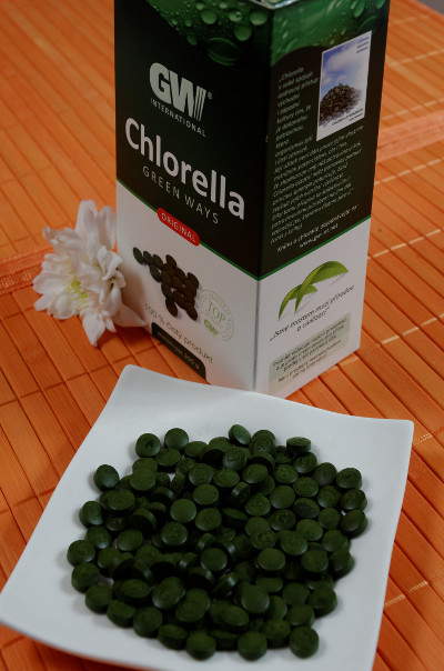 Sladkovodní řasa (Chlorella)